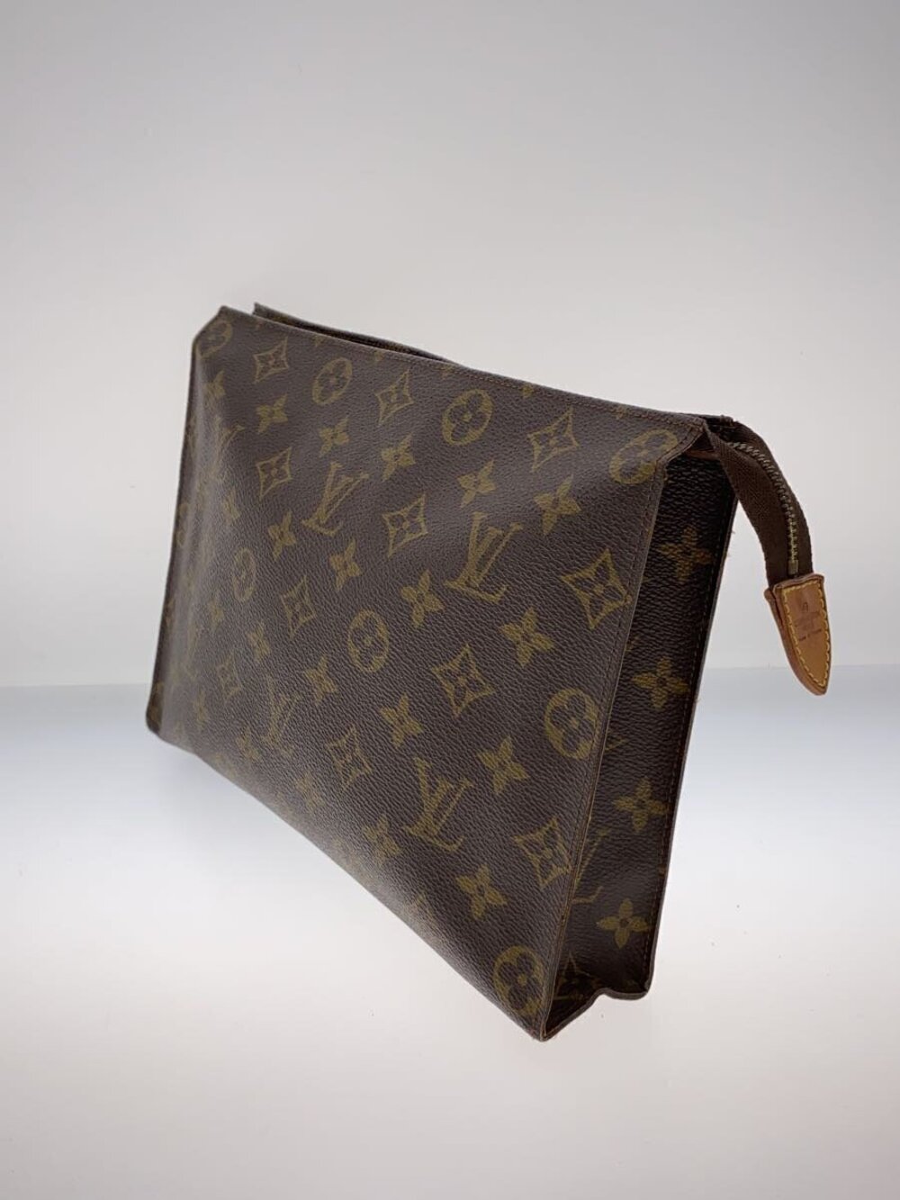 Louis Vuitton Toilette Brown Canvas Pochette Brown
